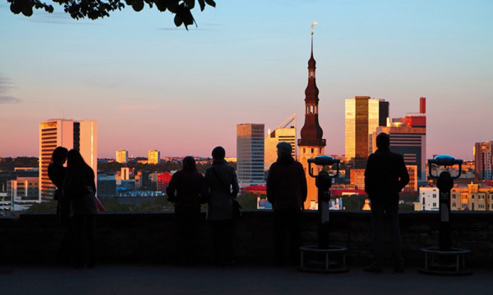 Tallinn old town view