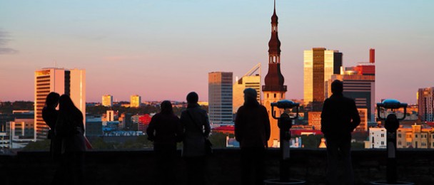 Tallinn old town view