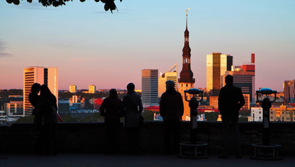 Tallinn old town view