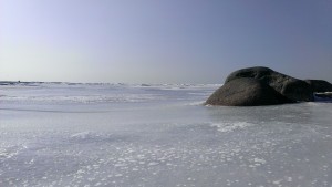 The Baltic Sea A.K.A. the world's largest ice rink