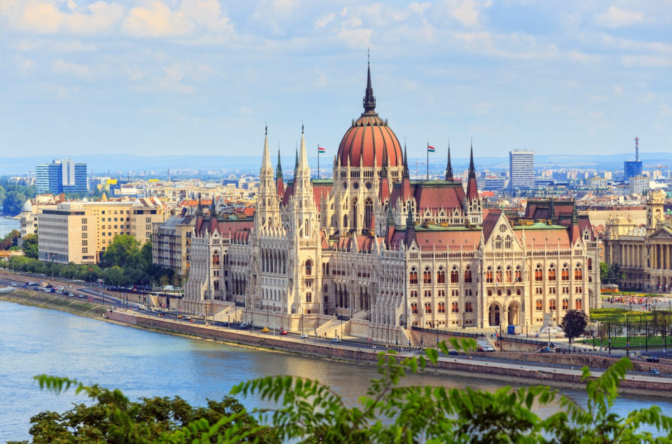 Hungarian Parliament Building in Budapest