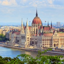 Hungarian Parliament Building in Budapest