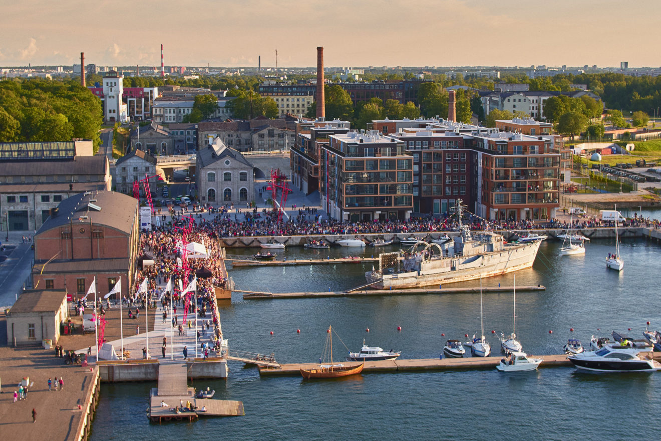 Noblessner Port in Tallinn, Estonia